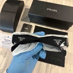 Prada Glossy Black Men's Sunglasses